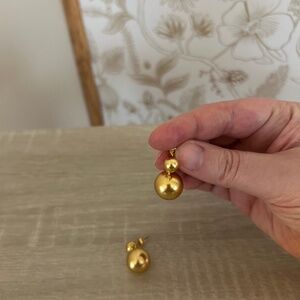 Madewell Gold Statement Earrings